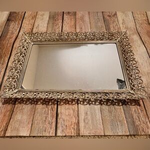 Vintage perfume tray